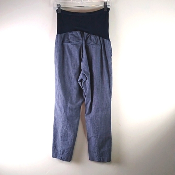 Motherhood Maternity - Blue Cotton Blend Pant - Size Large - Picture 5 of 7
